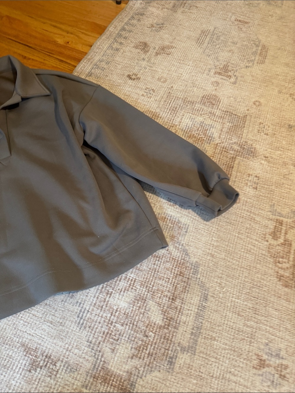 Collared oversized pullover - Picture 3 of 5